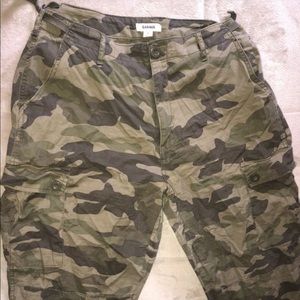 Camo cargo pants